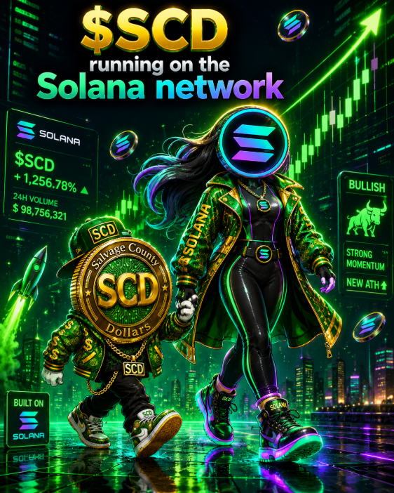 SCDToken's tweet photo. @SCDToken Launched 12 Days Ago

$7.71K Liquidity Has Been Locked & Burned and a extra 9,092,523.318508 $SCD Tokens Has Also Been Burned 🔥 Dropping The Total Supply From 1 Billion To 990,907,476.681492 Circulating Tokens. MORE TO BURN!

Very Low Market Cap - $5.55K

*PEOPLE SEEING THE VISION*
Unlike Other New Tokens That Has Launch On The @solana Network Via @Pumpfun And Failed, $SCD Is Still Growing As For Chart & Community!

In One Year We Will Look Back At This Day To When The Salvage County Token Price Was $0.000005601

$SCD Token Is Owned By Two Huge Tiktok Stars!
DEV: https://t.co/Q5DI8fv8GJ 
Promotor: https://t.co/LWNRkM0KPn 

$SCD Is A Cashback Token That Returns The Creator Fee To Traders Instead Of The Token Creator.

GOAL: Right Now $SCD Bonding Curve Is At 47%, Reaching For 100% For More Publicity!

Links:
@solscanofficial - https://t.co/IJcXEbXYe2
Burn 1 - https://t.co/TeuyOOygSx
Burn 2 - https://t.co/OAMUCCkJBR
Telegram - https://t.co/dw3zLjsiMW
#Pumpfun - https://t.co/TxLNx78FHg
Website - https://t.co/9GY6AYX1cx
@dexscreener - https://t.co/cVfOjpFOE9 
@coinbase - https://t.co/4s8FzmlH96
@CoinMarketCap - https://t.co/WKUDvA6s1v

Tags:
#Solana, #SOL, #SolanaGems, #SolanaTokens, #SolanaMemecoins, #SolanaMemes, #SolanaDegen, #PumpFun, #Raydium, #Jupiter.