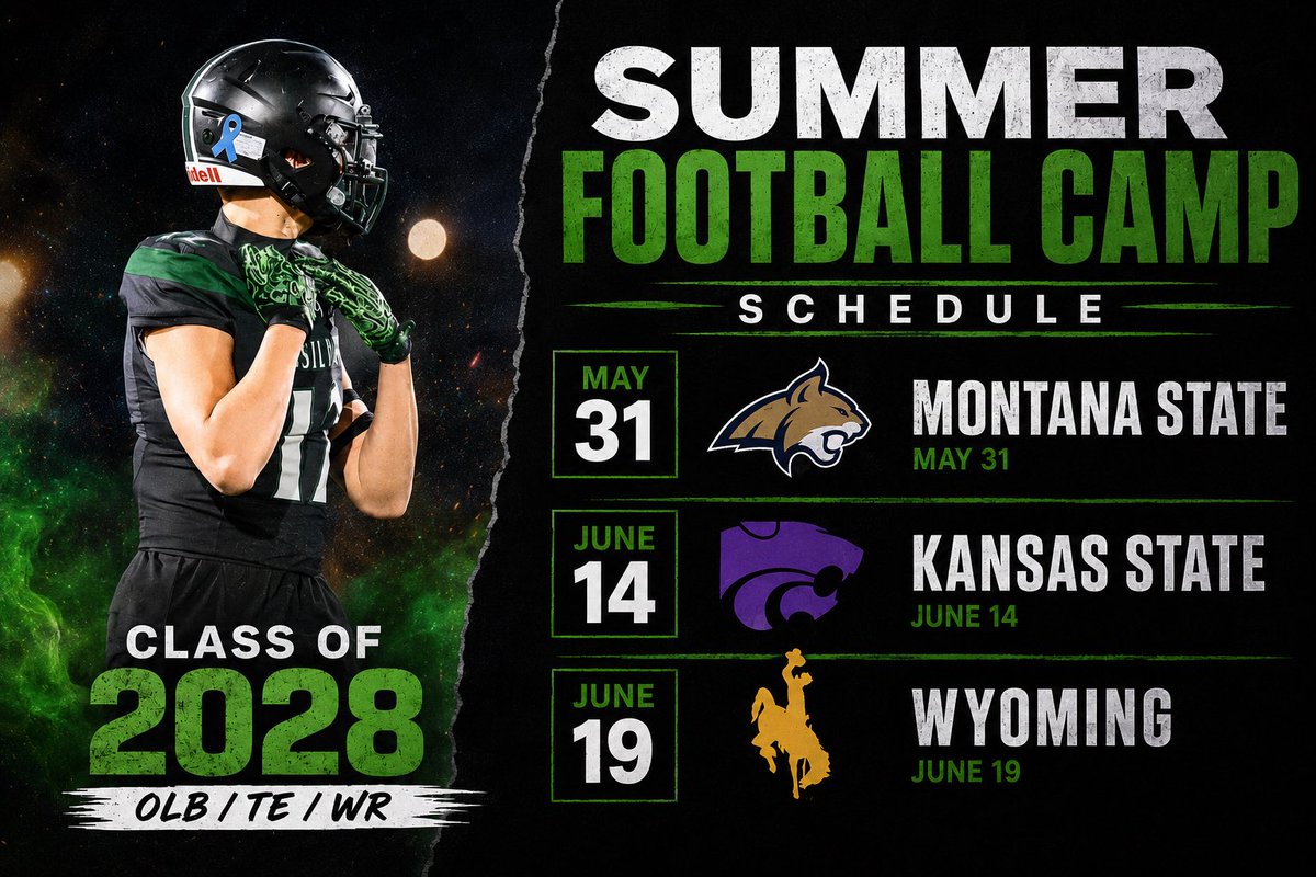 JoshMalone_12's tweet photo. Thanks to all the coaches for the invites and opportunities to compete. Here are the camps I have locked in for June, looking forward to getting more in during July!
@FossilFootball @LL7NV @CoachNickToth @JamoBrown_ @CoachJ_Walsh https://t.co/JITVYxSjYC