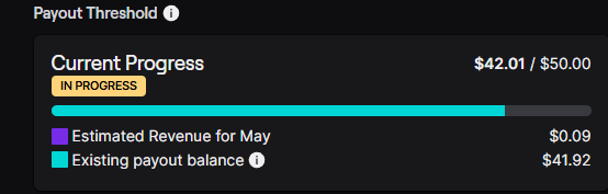 ChillGiver_'s tweet photo. Hey everyone! I am so close to my FIRST EVER twitch payout,I've been streaming for years and this would be a huge step towards making this content thing sustainable. I'm currently looking for work (Audio Engineer) in the meantime any little bit helps so much and means the world🫶 https://t.co/DBz9e56PuQ