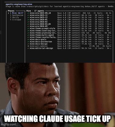 gregce10's tweet photo. My actual face right now watching 17 opus 4.8 agents in a workflow https://t.co/qpvVxxDUeK