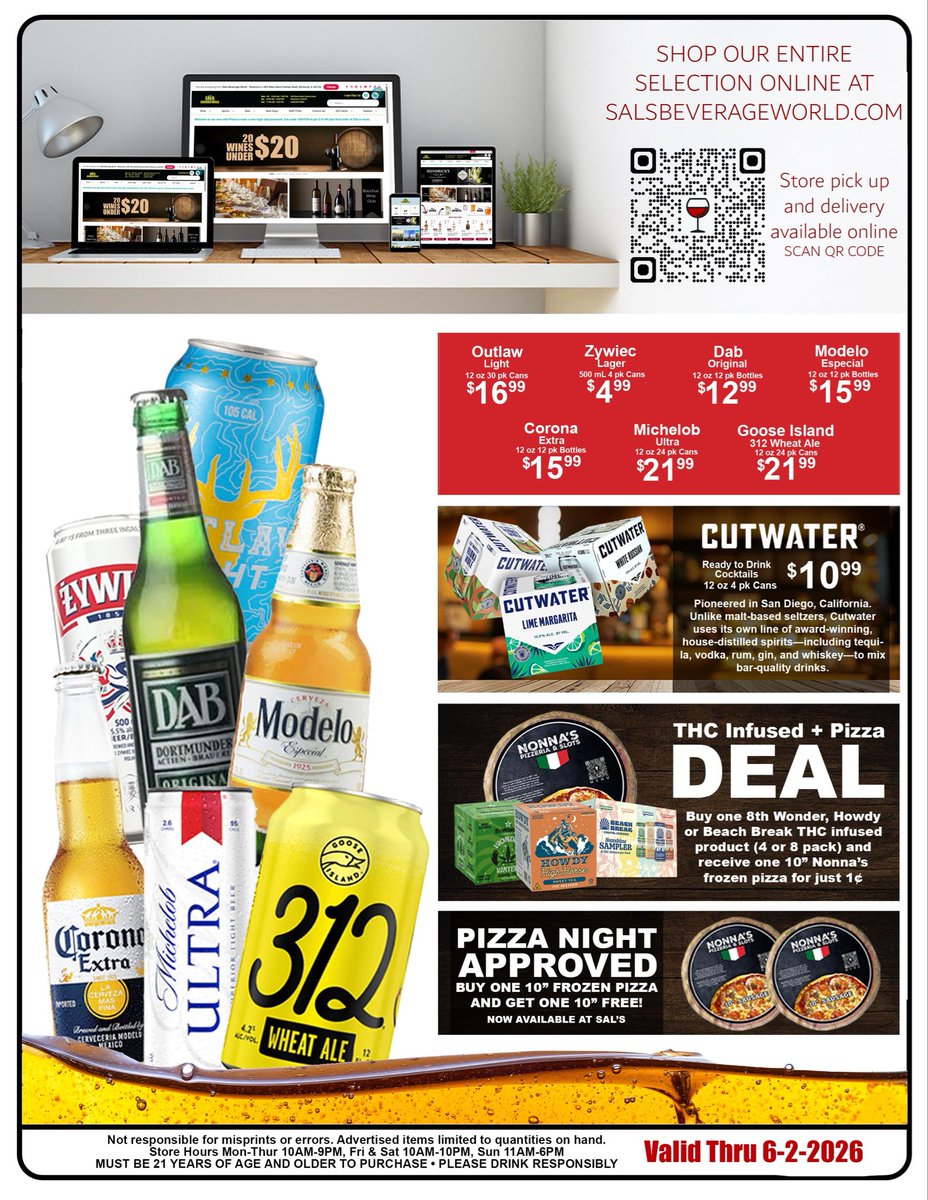 Sals Beverage World tweet media