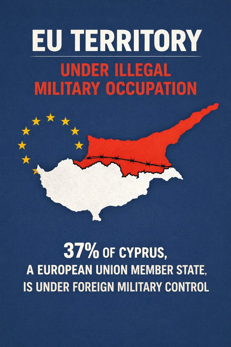 ictinus_x's tweet photo. @EUCouncil @EUCouncil How about the illegal Turkish settlers on European territory in Cyprus and the ongoing occupation of an EU member state? You are busy policing the rest of the world while ignoring your own member states. https://t.co/dMyRF1RQKl