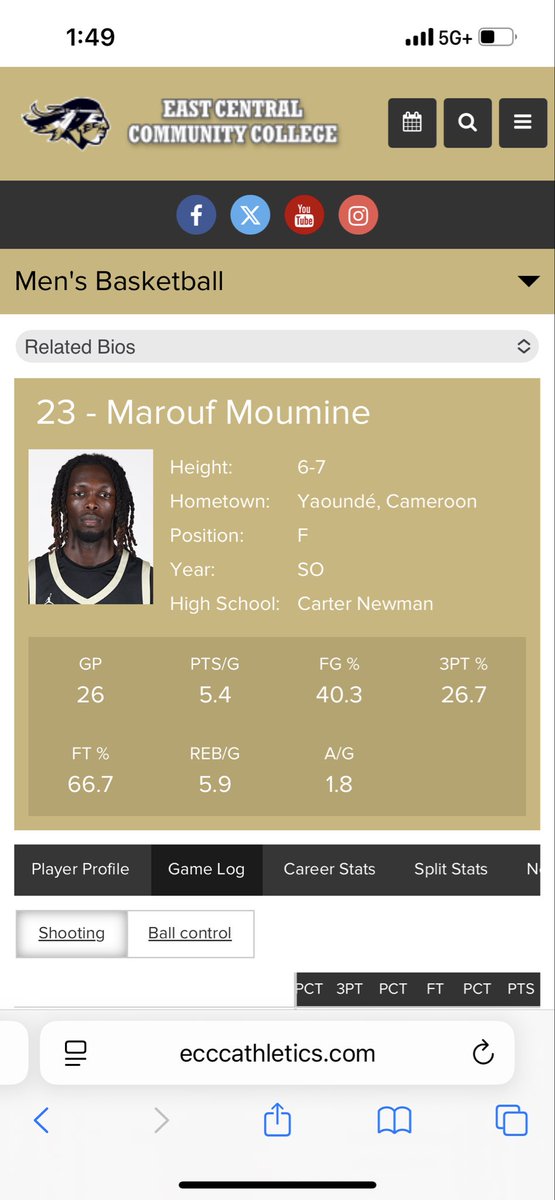 coachconatser's tweet photo. 4 YEAR COACHES!!

Marouf Moumine would be a great get. 6’7 versatile wing/forward. Can score it and is a GREAT offensive rebounder. @moumine_marouf https://t.co/yIe6nDaaJO