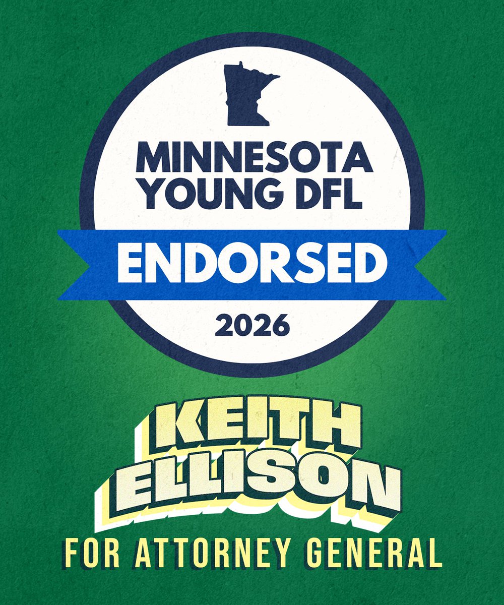 keithellison's tweet photo. When young folks organize, our democracy gets stronger. When they lead, we all move forward.

Grateful to be endorsed by the @MYDFL and proud to fight alongside the next generation of leaders building a better Minnesota. https://t.co/k42BvALOXL