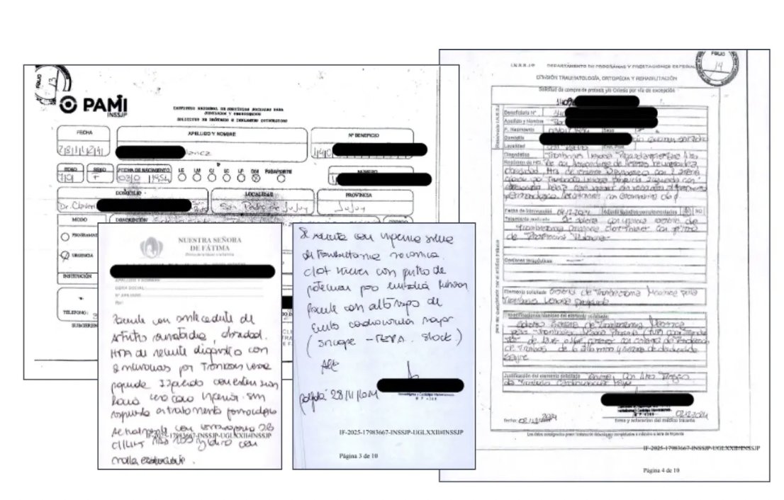 Chequeado's tweet photo. [NUEVO] A una semana de la revelación de @Chequeado, el PAMI continúa mostrando en su web datos privados de sus afiliados

👉 En la web de la obra social de los jubilados continúan expuestos expedientes con información de los afiliados, e incluso en la última semana se subieron nuevos archivos. Tampoco se dieron de baja los 40 casos identificados hasta el momento.

👉 Los documentos exponen información como el diagnóstico de enfermedades, historias clínicas, resultados de estudios, certificados de discapacidad y copias de DNI.