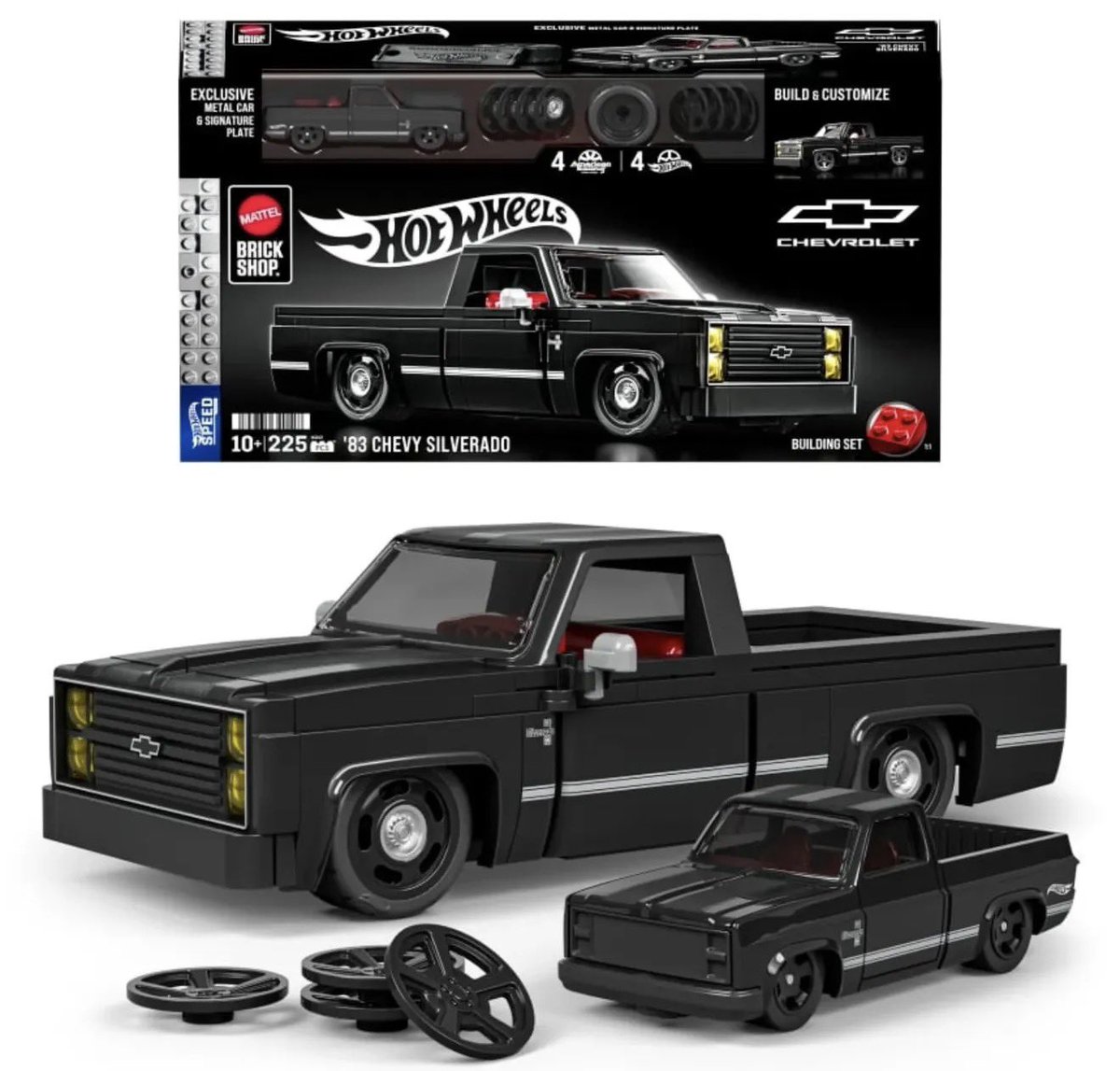 DiecastHype's tweet photo. New Hot Wheels Brick Shop ‘83 Silverado on the way!
#HotWheels #Brickshop https://t.co/ZJymhyrNOK