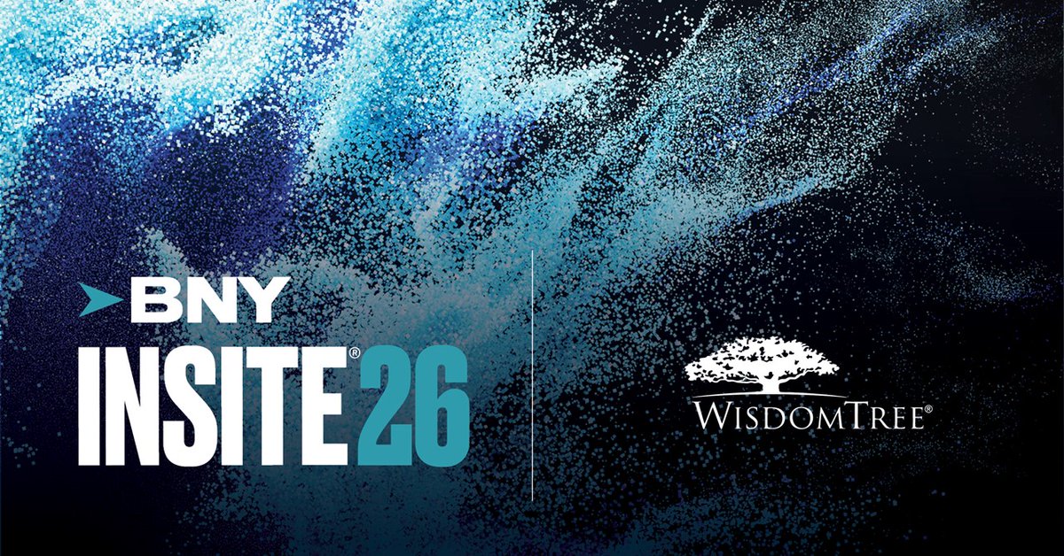 WisdomTreeFunds's tweet photo. We’re heading to the Rockies for @BNY’s #realinsite 2026.
Join the WisdomTree team June 1–4 in Aurora, Colorado and stop by Booth #1002 to connect with us throughout the week.
See you there.
https://t.co/Qw4cpeYgtM https://t.co/9cjKKiv3iA