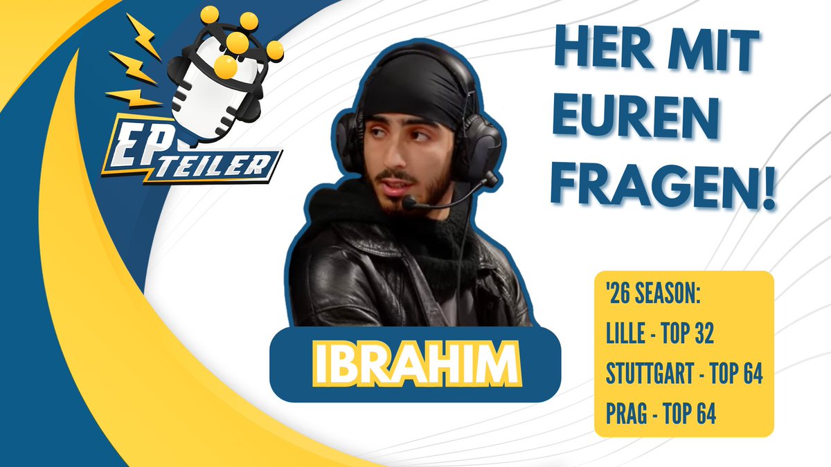 VGC_Gemeinde's tweet photo. Im Builder am Kochen, auf Turnieren schick unterwegs und jetzt stellt er sich euren Fragen. Die Rede ist von niemand anderem als @IbrahimVGC! 🔥
Ihr wolltet schon immer wissen, wie man die Krawatte bindet oder was einem on Stream durch den Kopf geht?Ab in die Kommentare damit! 🔽 https://t.co/VCiLFjcLNz