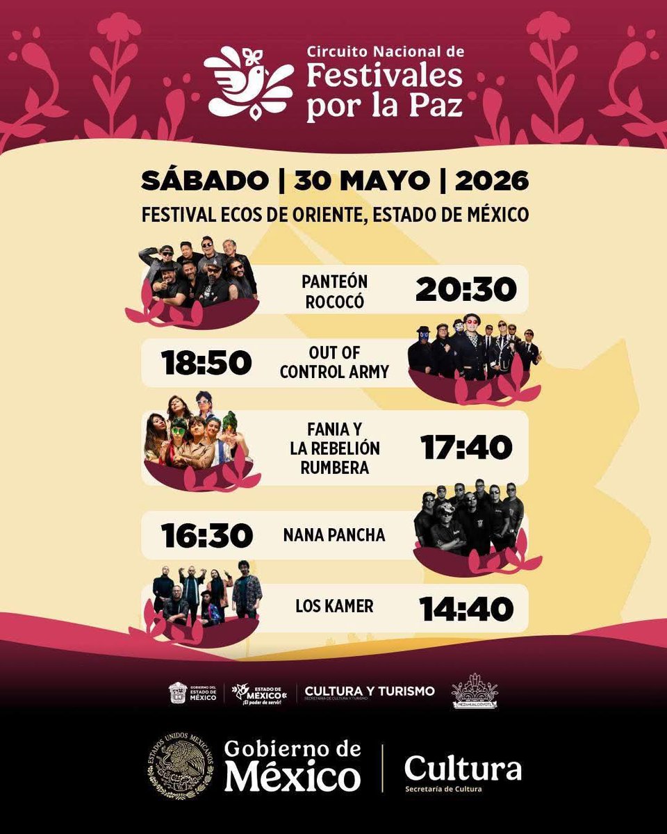 RococoCrew's tweet photo. Les compartimos los horarios para el evento de este sábado 

📍 Deportivo Ciudad Jardín Nezahualcóyotl 
🎫 Entrada libre https://t.co/6mUhIeUjqN