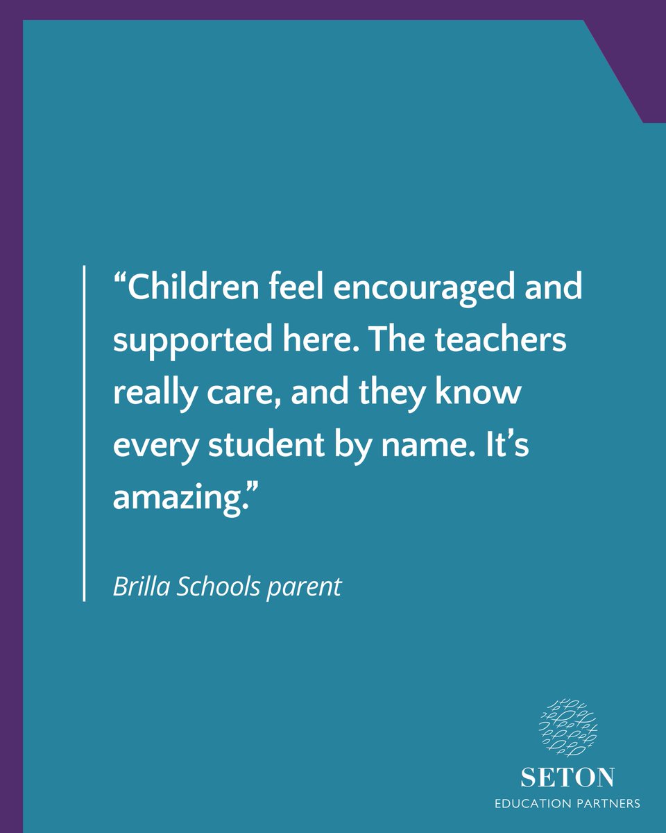 SetonPartners's tweet photo. At Seton, we honor parents as the first educators of their children. Hear what some parents have to say about our schools in New York, Ohio, and Texas! https://t.co/uaEr035RhS