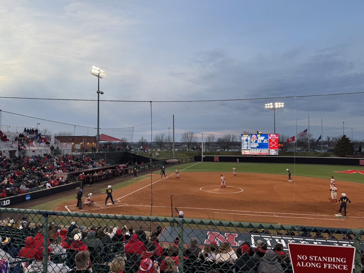 DerekJohnson05's tweet photo. Today is the biggest day in the history of Nebraska softball &amp; Jordy Frahm. 🥎 
Actually, that might not be an overstatement #Huskers https://t.co/M630HCRFIl