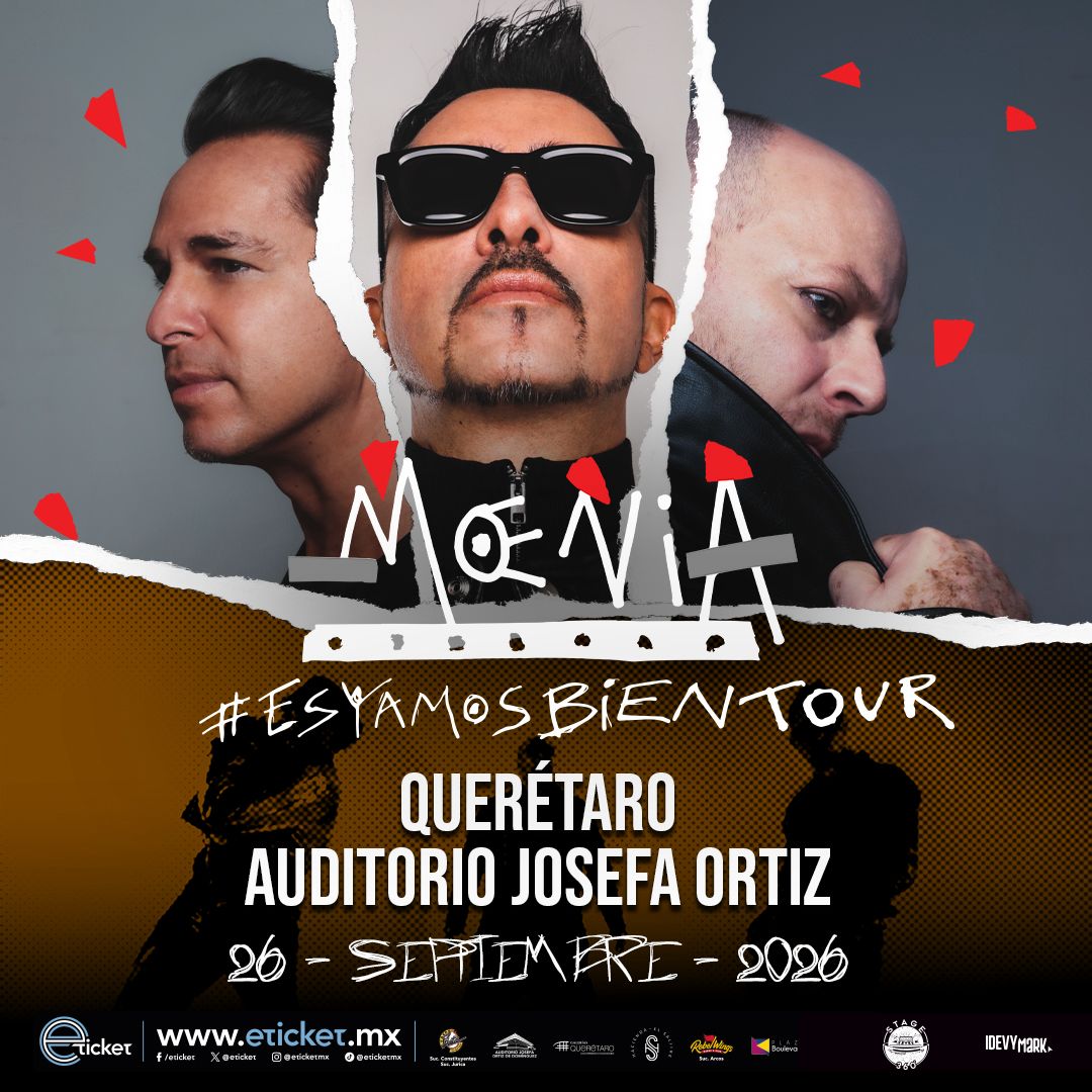 MoeniaMx's tweet photo. El #EstamosBienTour llega a Querétaro. ¡Nos vemos el 26 de septiembre en el Auditorio Josefa Ortiz de Domínguez!

🎟️ Boletos ya disponibles en https://t.co/gBSZhEXcOl https://t.co/bmx3HSqIH6