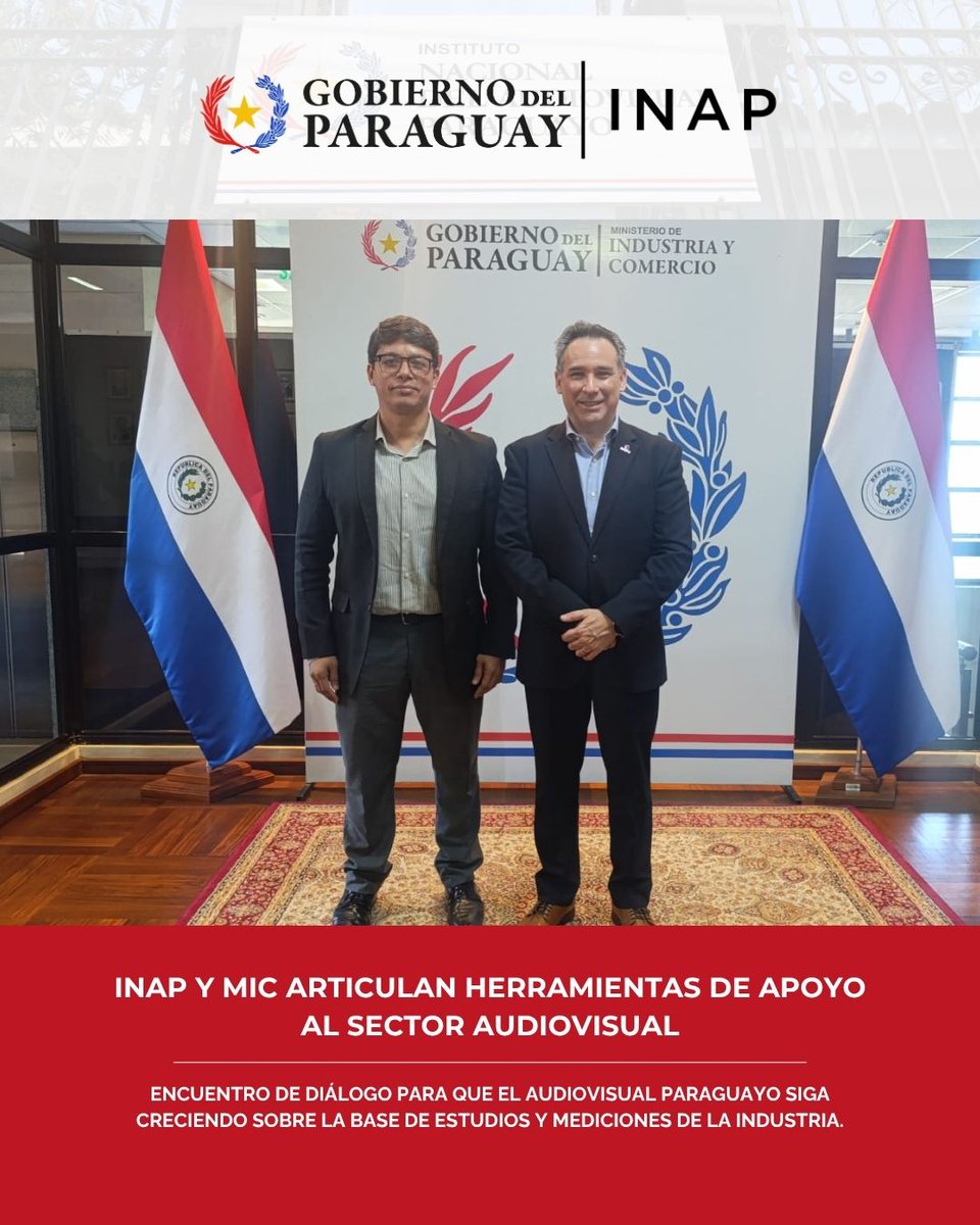 Instituto Nacional del Audiovisual Paraguayo tweet media