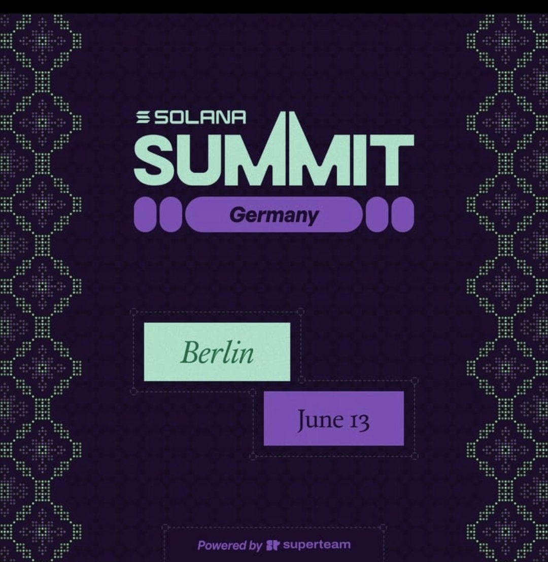 BCLF2026's tweet photo. Blockchain Learning Foundation UK 🇬🇧 is excited to be attending the Solana Summit in Berlin, Germany 🇩🇪

Connecting with innovators, developers, educators, and the global Web3 community to explore the future of blockchain technology, decentralised education, and the Solana ecosystem.

Big things ahead 🚀

#SolanaSummit #Solana #Web3 #Blockchain #Berlin #Crypto #BlockchainEducation #UKTech #Web3Community