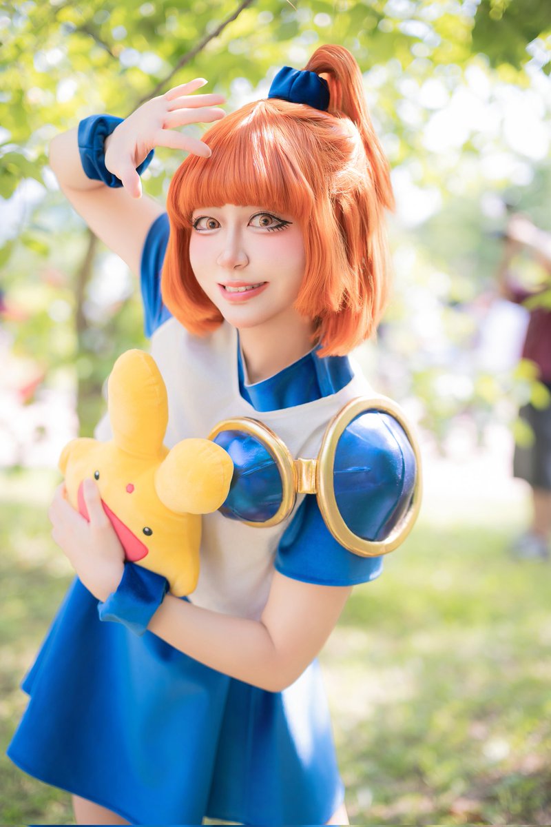 melodyparkzz's tweet photo. Go Go Arle‼️🧡💙
#ぷよぷよ #アルル #コスプレ #puyopuyo #SonicRacing https://t.co/o8umiGGWuj