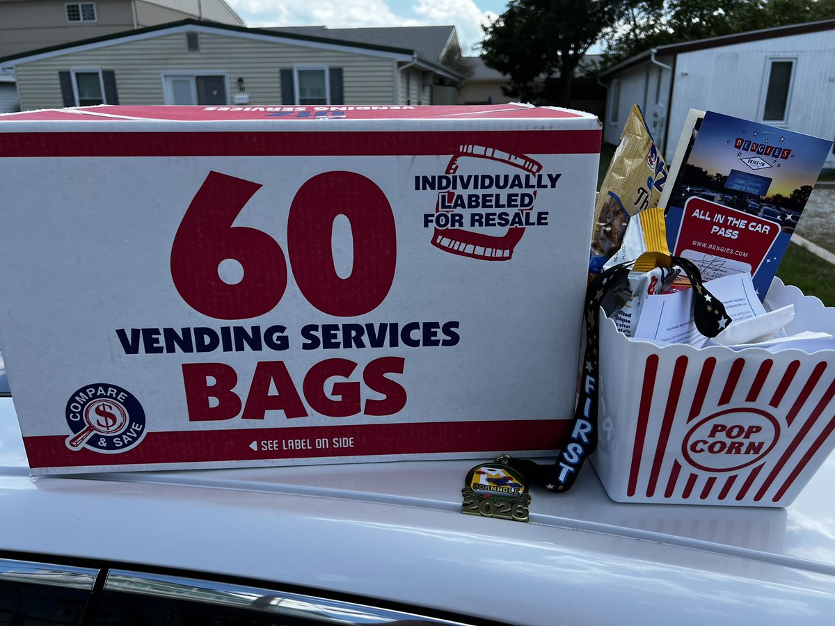 JerredAJohnson's tweet photo. Day 1/2 of #MDEMA2026 includes winning the cornhole tournament AGAIN and these sweet prizes at the Silent Auction! https://t.co/pyxOFzkTKN