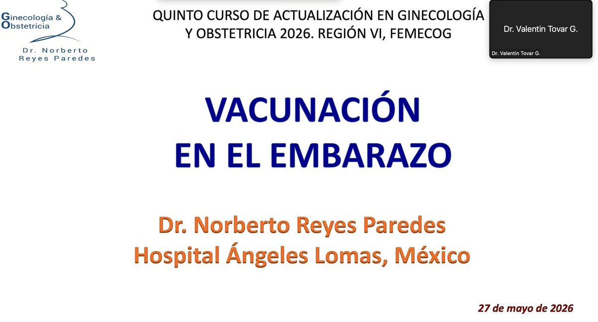 reypar's tweet photo. #Vacunación en el #embarazo. 
5o Curso de actualización en #ginecología y #obstetricia. 
Regio VI, FEMECOG.

Conferencia disponible en:

https://t.co/YxtN2PpxaE

Dentro del video, inicia en: 01:09:29

#EmbarazoSaludable
#InfanciaSaludable https://t.co/6gqSXFJwfC