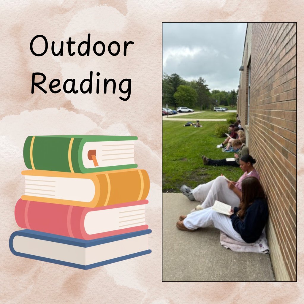 HSHealthScience's tweet photo. HS^2 students also had the option of multiple outdoor reading workshops where they could really dive into a book while enjoying the nice weather that we've been having! https://t.co/zuI2pY89A4