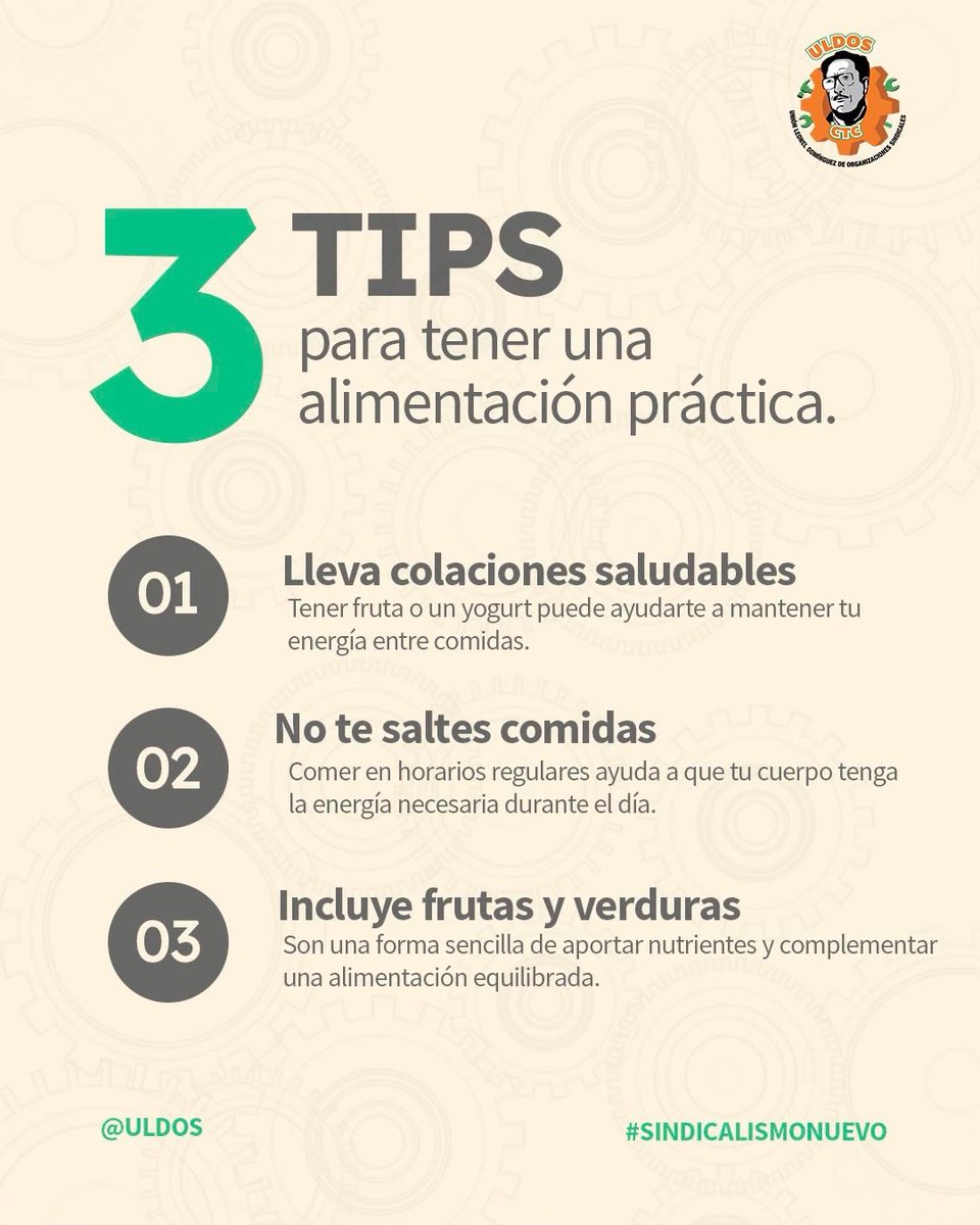 CTC_ULDOS's tweet photo. 🍎 Comer mejor no siempre significa complicarse.

Con decisiones simples puedes sentirte mejor y mantener energía durante el día.

#bienestar #Alimentación #salud https://t.co/GGPgmJdCQk