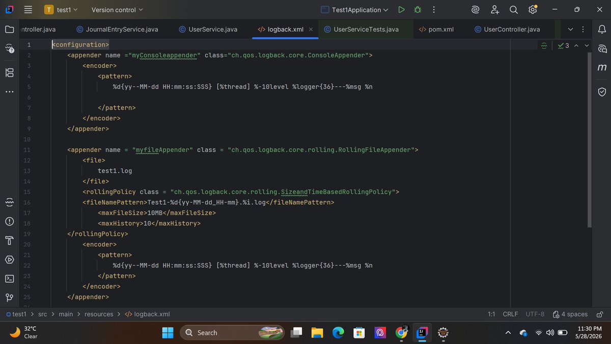 SahibpretSingh's tweet photo. If you’re still debugging with System.out.println…
you need logging 👇

Day 25/#120DaysOfCode — Spring Boot 🚀

Added SLF4J logging 📝

Hibernate relationships 🔗

• One-to-Many
• Many-to-One

#SpringBoot #Hibernate #BackendDevelopment
#90DaysOfHard https://t.co/km6Kd9VW0o