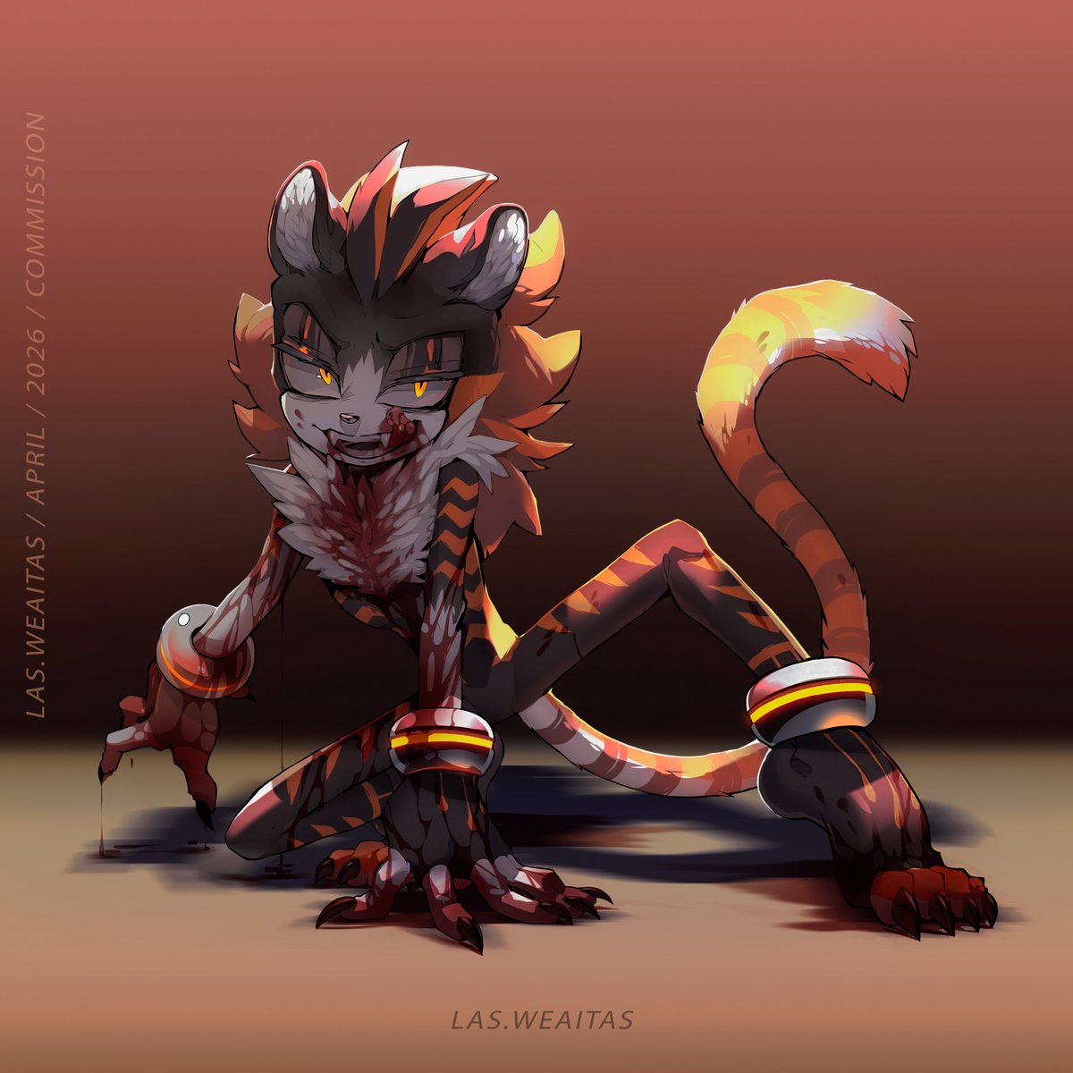 las_weaitas's tweet photo. 👹
Commision for @darling_luxu
-Mobian / full body and bust
+blood
.
Thank you so much for your support.🥰
(March commission)

..
#commisiondone #commissions #mobianstyle #mobians #mobiancommission #fancharacter #sonicfancharacter #sonicfancharacters
#sonicthehedgehog #mobianoc https://t.co/B9ueOON3T3