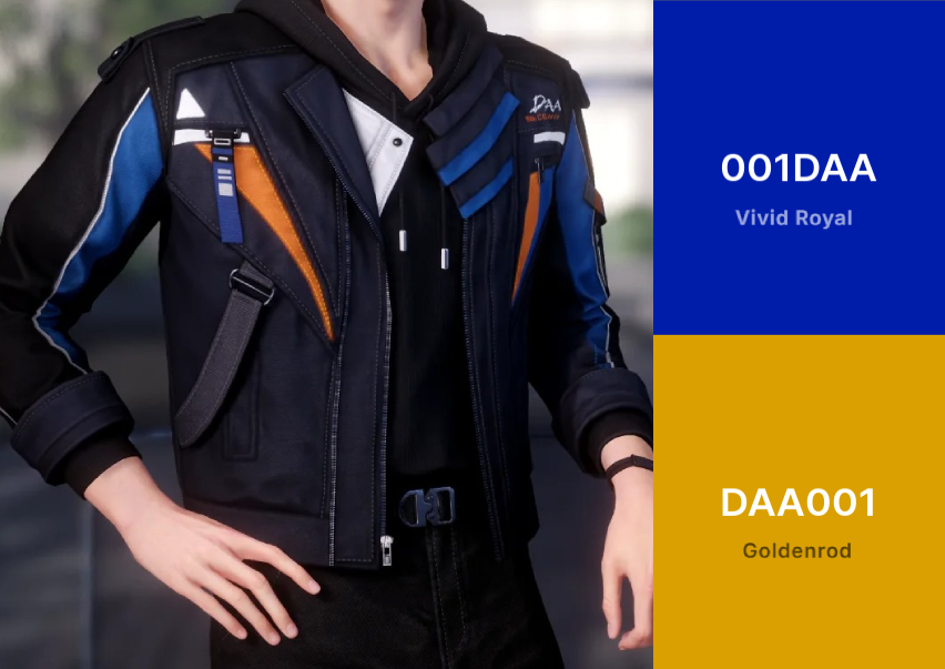 Olivia_Flicks's tweet photo. And Caleb's colors line up with 001DAA &amp; DAA001💙🧡 https://t.co/xr1mKBdwVY