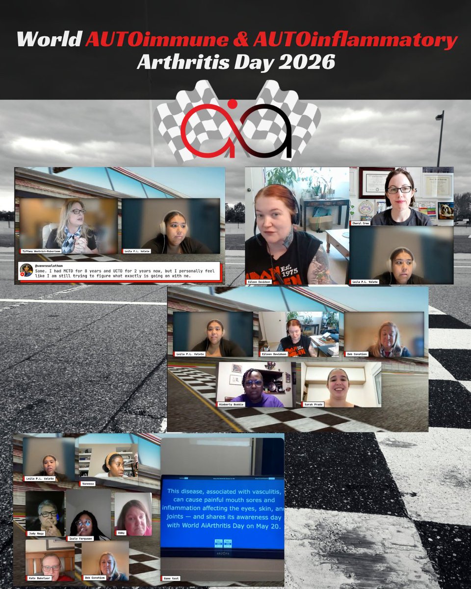 IFAiArthritis's tweet photo. What an incredible World AiArthritis Day 2026! 🏁

Thank you to everyone who joined, supported, shared, commented, and participated in our livestream. Together, we helped shine a light on the realities of living with AUTOimmune & AUTOinflammatory Arthritis diseases and made patient voices impossible to ignore.

A special thank you to our guests, volunteers, patient advocates, and AiArthritis team members who helped DRIVE awareness forward for our global community. 
This movement happens because of all of YOU.

#AiArthritisDay #MyAiArthritisDisease #PatientVoice