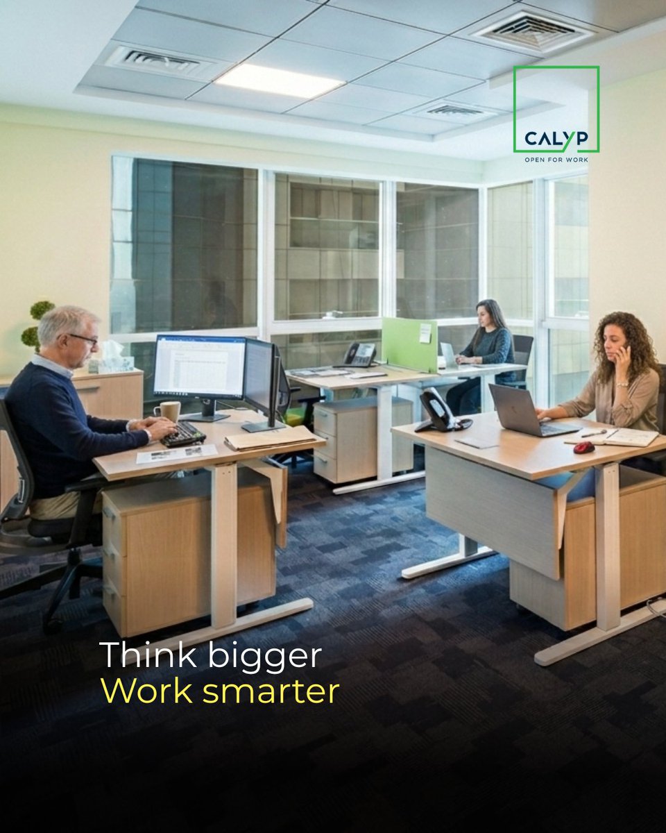 Calypwork's tweet photo. Your environment shapes your thinking. Calyp is built to push your ambition and sharpen your focus. Great work needs a great space.

Join us. 

Latifa Towers (Sheikh Zayed Road) 
Dusseldorf Business Point (Al Barsha)

#CalypCommunity #CoworkingDubai #Dubai #Emirates #UAE https://t.co/t8oXwwo33s