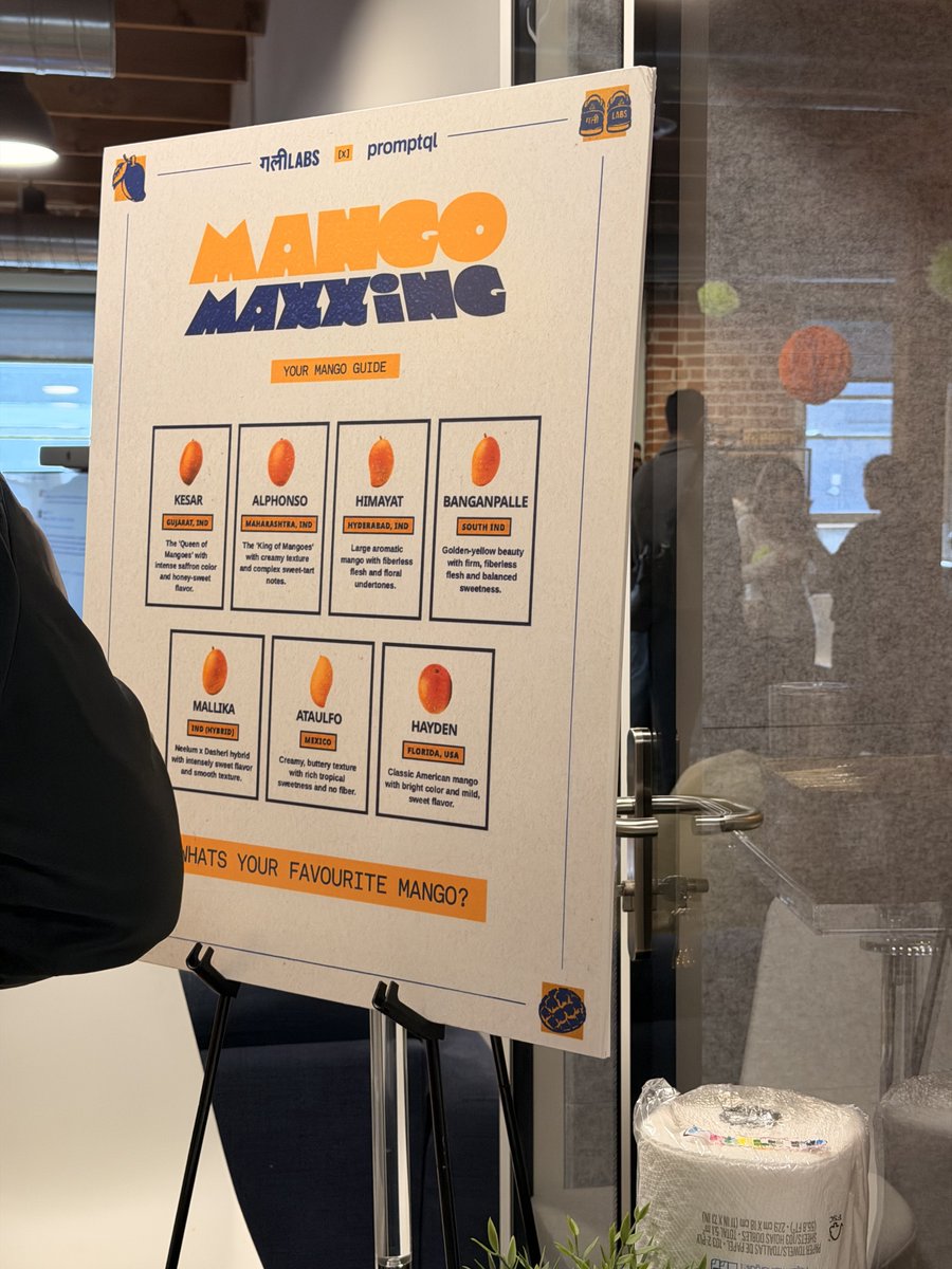 pitdesi's tweet photo. @ParikPatelCFA @Aartiutwani @PromptQL @rajoshighosh @GullyLabs I’m a simple man- I see a mango party, I go to a mango party https://t.co/1ZWaoCeO2o