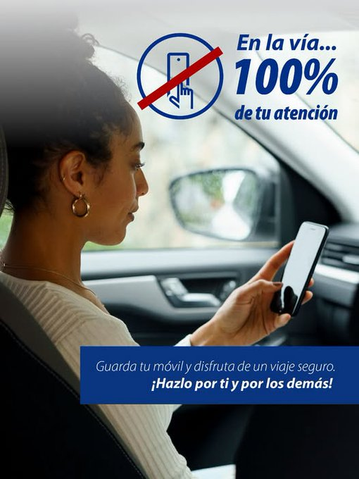 IGMARTINEZ3's tweet photo. "Es mejor perder un minuto en la vida que la vida en un minuto" ¡Si conduces, no uses el teléfono! Del 25 y el 29 de mayo, Novena Semana Mundial para la Seguridad Vial.  #EtecsaConCuba #Mayabeque https://t.co/D8d7mFeQ31