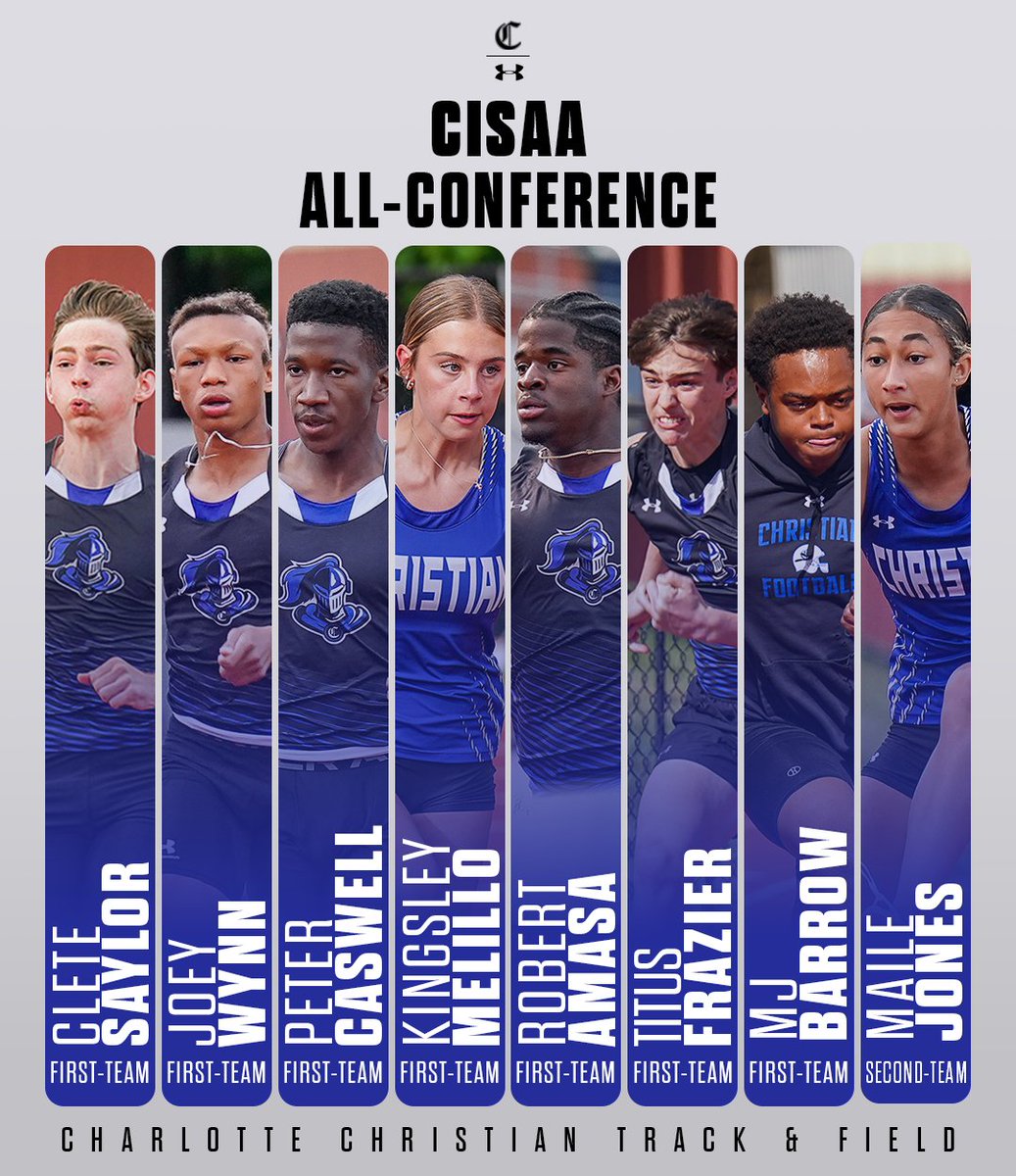 CharChristAD's tweet photo. 𝘾𝙄𝙎𝘼𝘼 𝘼𝙡𝙡-𝘾𝙤𝙣𝙛𝙚𝙧𝙚𝙣𝙘𝙚 🏃‍♀️🏃‍♂️

Congratulations to Clete Saylor, Joey Wynn, Peter Caswell, Kingsley Melillo, Robert Amasa, Titus Frazier, MJ Barrow, and Maile Jones on their CISAA All-Conference honors!

@charchristiannc https://t.co/uiDYRQKilN