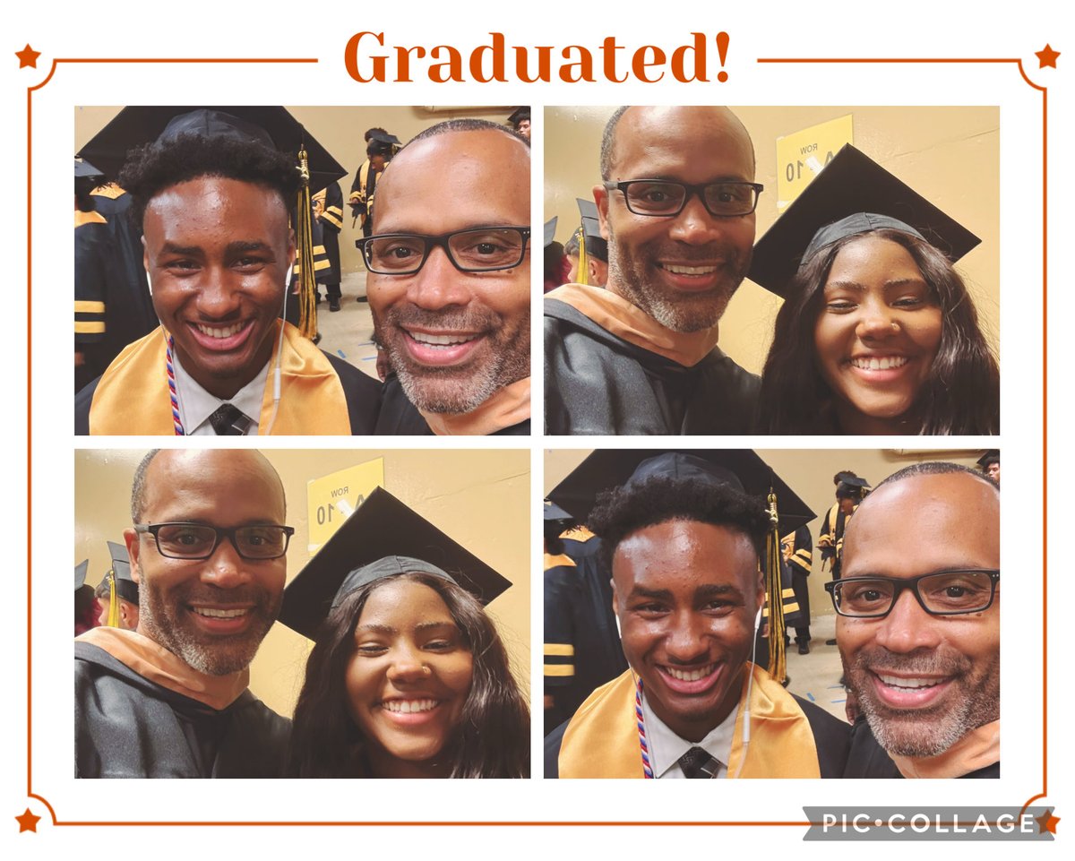 CoachRobG_'s tweet photo. This time of the school year is always the most joyful.  Congrats to my favorite twins.  I’m so blessed &amp; thankful to be in their lives.

I told you “Coach Pope” I will always be there 4ever.  Making you proud has been a blessing.

#E4Pops🙏🏾❤️🕊️ https://t.co/LOSVFiJ8FM