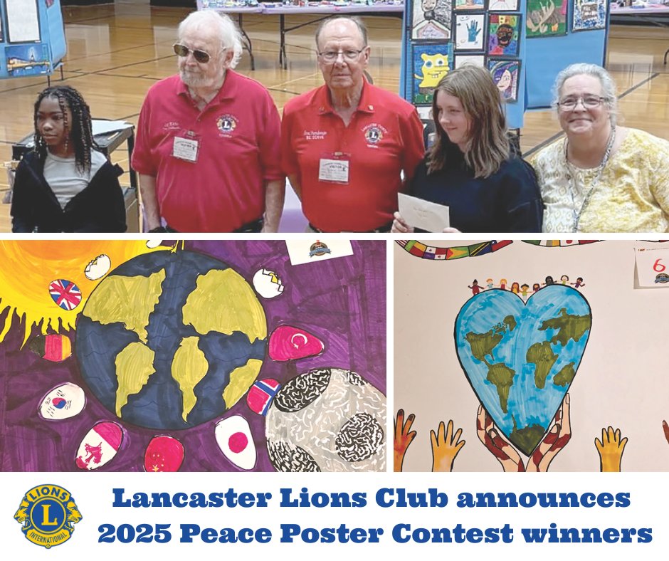 RappRecord's tweet photo. Each year, Lions clubs around the world sponsor the Peace Poster contest in schools, giving young people an opportunity to be recognized and awarded a grand prize of $5,000 for their creativity in sharing their vision of the current theme...

https://t.co/WOybPCO02l. https://t.co/7nALpGThn3