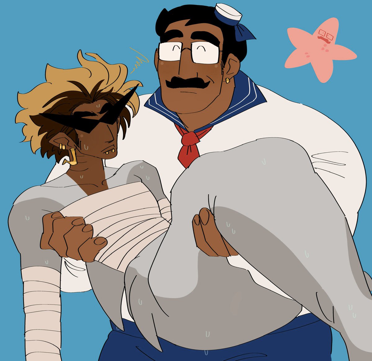 muttbotkibble's tweet photo. sailor x mermaid dirkjake https://t.co/5JtwceKh4r