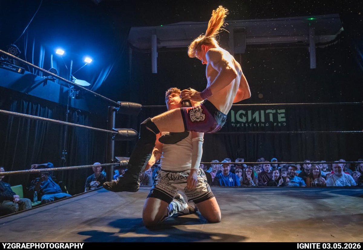 IgniteWresPro's tweet photo. The Breakout Division continued at End Game with 2 more impressive debuts from AJ Pain and Reagan Blade. As seems to be the norm both tore the house down and looked to make a statement, with AJ victorious.

Who will be next for the Breakout?
🎟️ https://t.co/6j7xjlcYpd

📷 @Y2Grae https://t.co/LqJdHpCY27