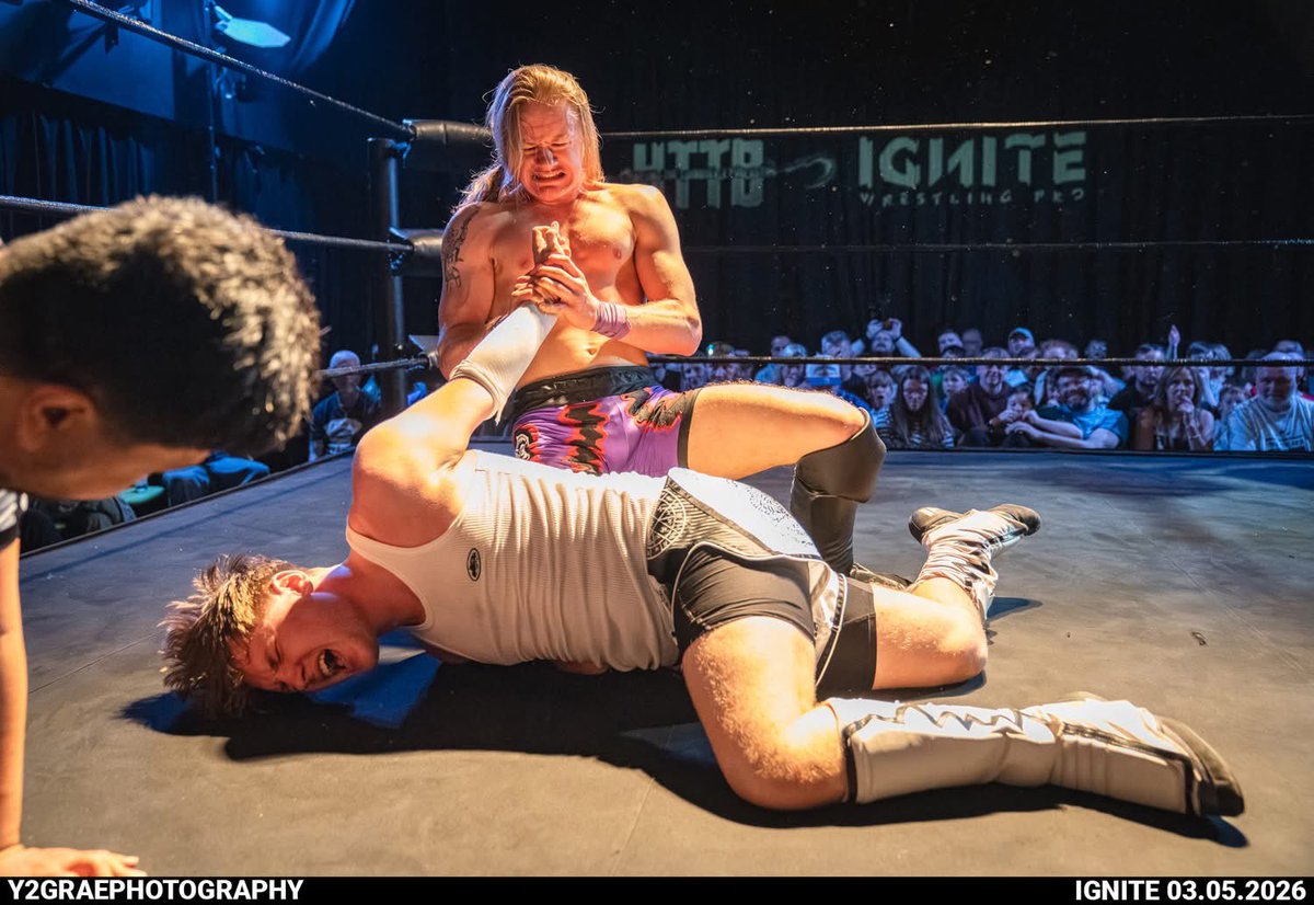 IgniteWresPro's tweet photo. The Breakout Division continued at End Game with 2 more impressive debuts from AJ Pain and Reagan Blade. As seems to be the norm both tore the house down and looked to make a statement, with AJ victorious.

Who will be next for the Breakout?
🎟️ https://t.co/6j7xjlcYpd

📷 @Y2Grae https://t.co/LqJdHpCY27