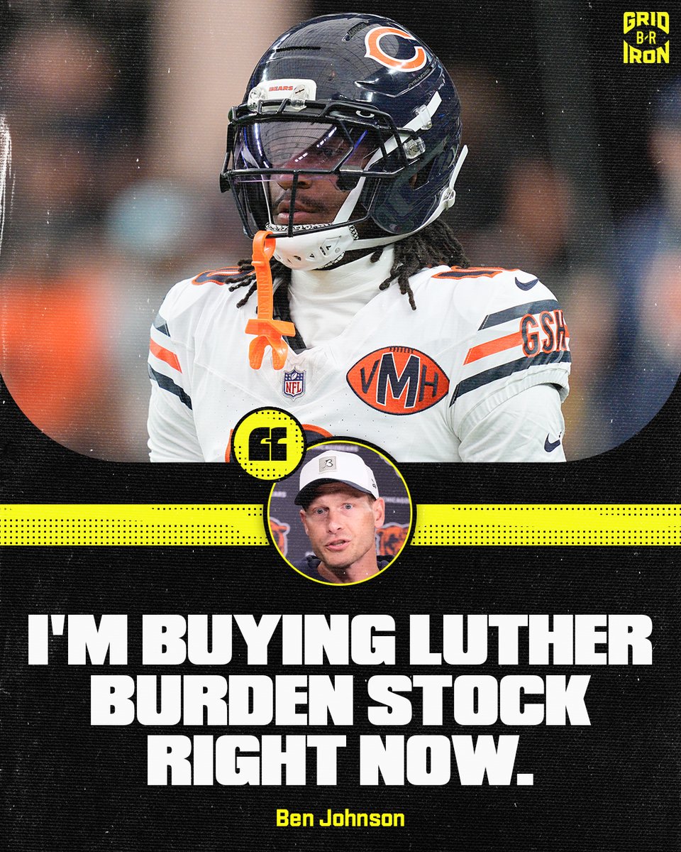 brgridiron's tweet photo. Ben Johnson is all in on Luther Burden III in 2026 🚀

(via: @ChicagoBears) https://t.co/qeeVVcbatr