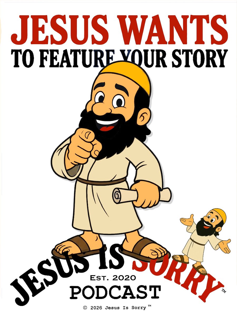 JesusIsSorry's tweet photo. Become a Featured Follower:

Reflect on Jesus Is Sorry Podcast.
Send me your story via DM.
Keep an eye on the feed to see if you're featured!

Can't wait to read your stories!

#JesusIsSorryPodcast #JesusIsSorryLIVE #JesusIsSorry #Jesus2026 #FeaturedFollower https://t.co/zaj9aIRJMz