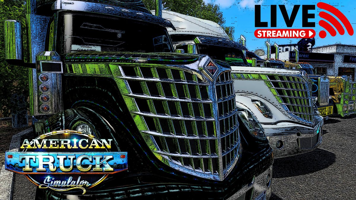 RyWilsonGaming's tweet photo. Happy day guys!! We are gonna convoy across the south and head to Vegas!! No real gambling sadly, but we will ooh and ahh at the giant casinos. Wanna join? Meet us in LA at the Kenworth dealership on the first TruckersMP server! https://t.co/Zna06OIJkR  @SCSsoftware @TruckersMP https://t.co/Xr5QilibRA