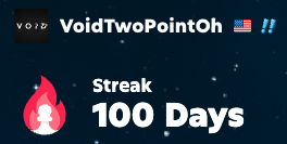 VoidTwoPointOh's tweet photo. @chesscom TAKE A LOOK AT THIS!!!
100 DAY STREAK!!! https://t.co/OiePx32pZx