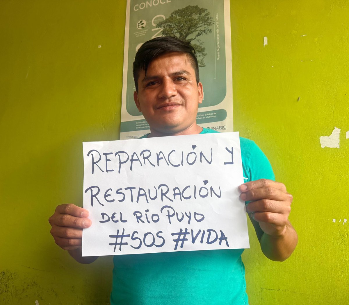 LancerosDigital's tweet photo. Súmate a la defensa del río Puyo

Compártenos tus carteles con mensajes de apoyo a la demanda de acción de protección por la descontaminación de esta cuenca hídrica, fundamenta para nuestra ciudad y las comunidades Kichwas

#SalvemosElRioPuyo #SOSRioPuyo #RioPuyo #Puyo #Pastaza https://t.co/d0EWB9qdjZ