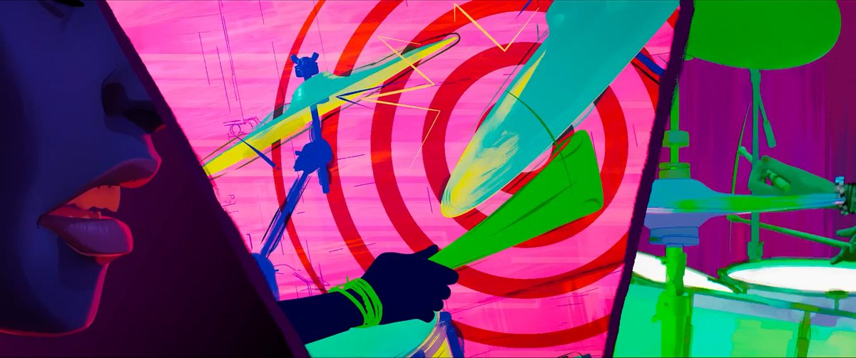 SV_FrameByFrame's tweet photo. Drums!! 🥢 

Spider-man: Across the Spider-verse (2023)  Frame 3765/201277    

#SpiderManAcrossTheSpiderVerse #Spiderverse #SpiderMan #Comics #FrameByFrame #Sony #Drums #GwenStacy #SpiderGwen https://t.co/yak8GRPEIo