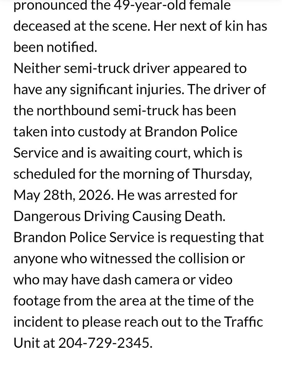 Andrew_Dalgarno's tweet photo. Another trucker blew through a stop sign... https://t.co/zwqFtc7d0I