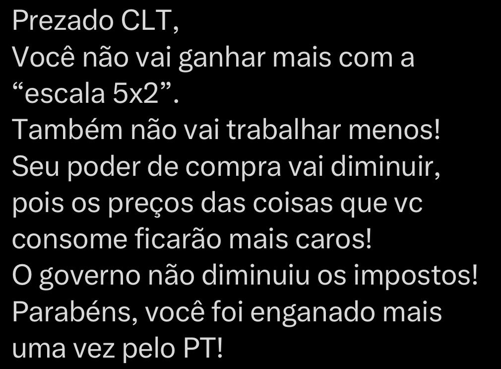 EllenVitor29897's tweet photo. Seus otarios, agora vocês vao trabalhar menos e ganhar menos 🤣🤣🤣🤣🤣🤣🤣🤣🤣 https://t.co/RgzoH50n57