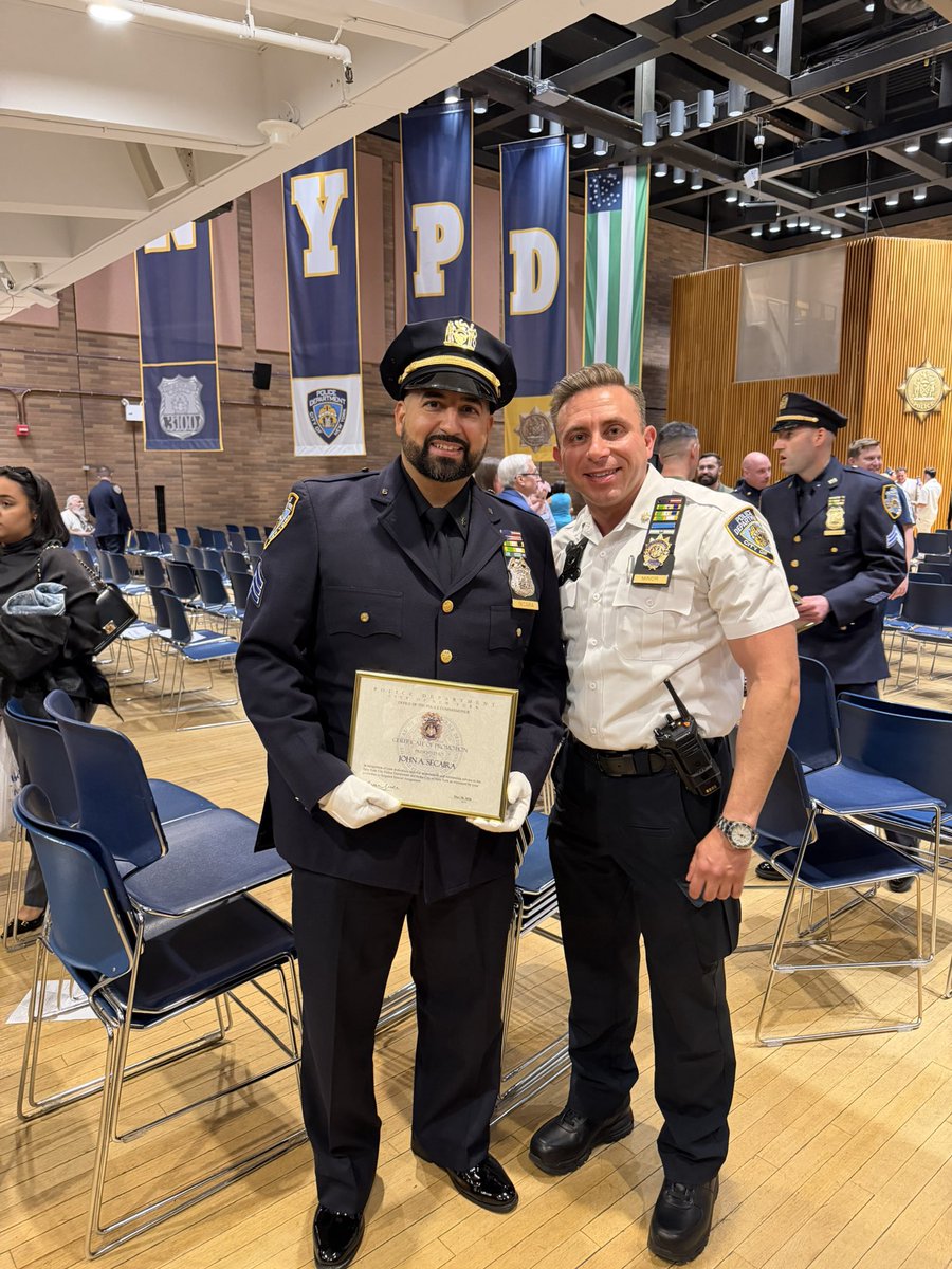 NYPD6Pct's tweet photo. Congratulations to our very own Sgt. Secaira and Sgt. Prado on your well deserved promotions to special assignment! Your dedication and hard work inspire us all 👏 https://t.co/m9kGB56G6y