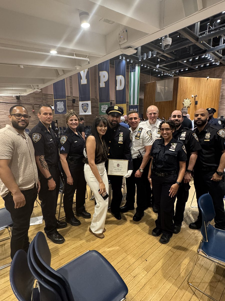 NYPD6Pct's tweet photo. Congratulations to our very own Sgt. Secaira and Sgt. Prado on your well deserved promotions to special assignment! Your dedication and hard work inspire us all 👏 https://t.co/m9kGB56G6y