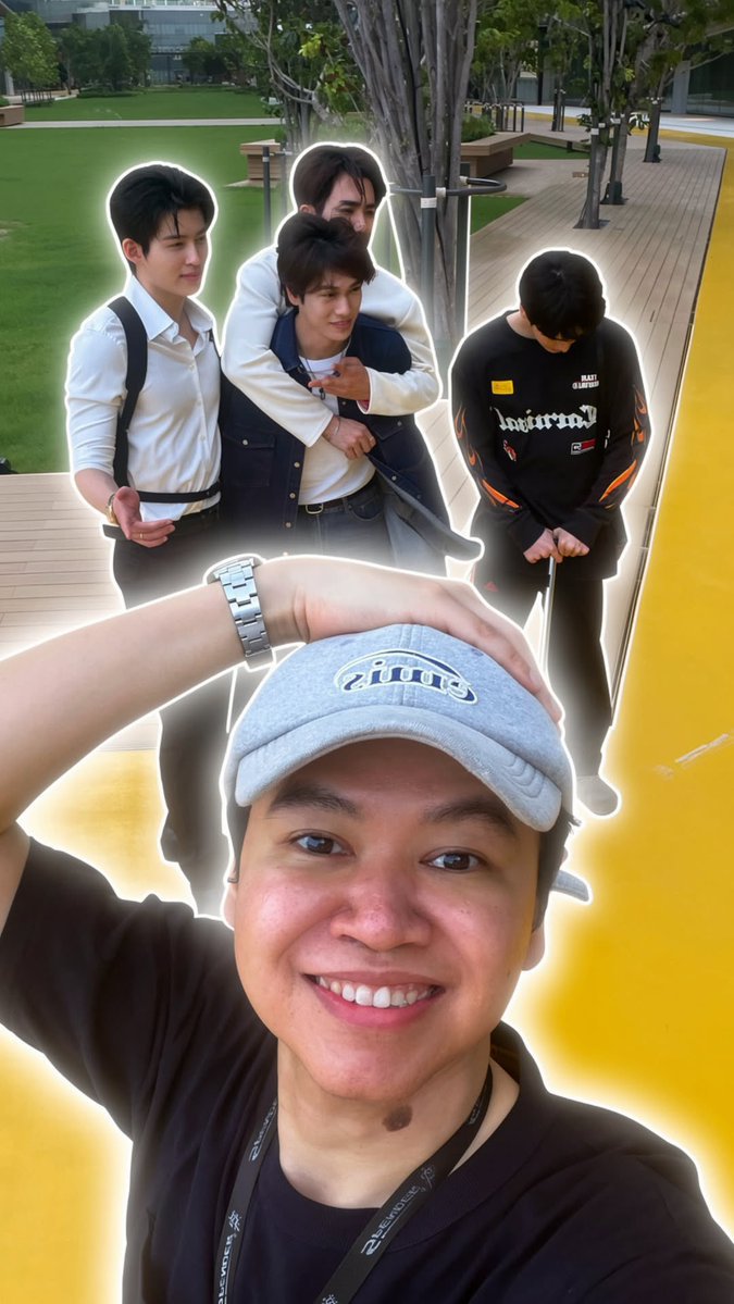doublepjourney_'s tweet photo. เบื้องหลังถ่ายรูปกลุ่มน่ารักก 🥰

📸 IGs : xiseks

#PeachAndMeSeriesQ10
#PeachAndMeSeries
#ปอนด์ภูวินทร์ #PondPhuwin 
#ppnaravit #phuwintang https://t.co/mEjPEVkVIj
