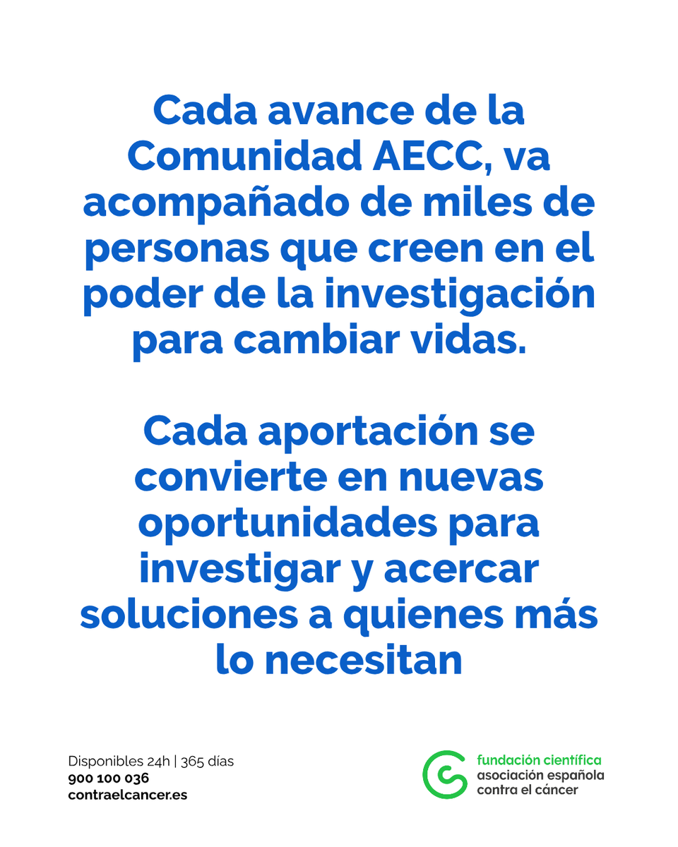 contracancerINV's tweet photo. Detrás de cada dato hay nuevas oportunidades para prevenir, detectar antes y desarrollar mejores tratamientos contra el cáncer.

En 2025 adjudicamos:
💶 40M€ en nuevas ayudas
🧪 282 proyectos de investigación
🌍 más colaboración e innovación internacional https://t.co/QVMYWrYNyg