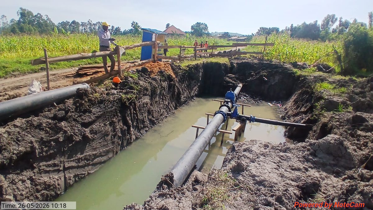 Chrbertconsult's tweet photo. On 26th-May-2026,works on Nyampikye 1 manholes  progressed steadily &amp; currently in the final phase of completion. This development reflects continued efforts toward improving drainage infrastructure and service delivery within the community. 
#Infrastructure #Development https://t.co/rF5FKcDbBA