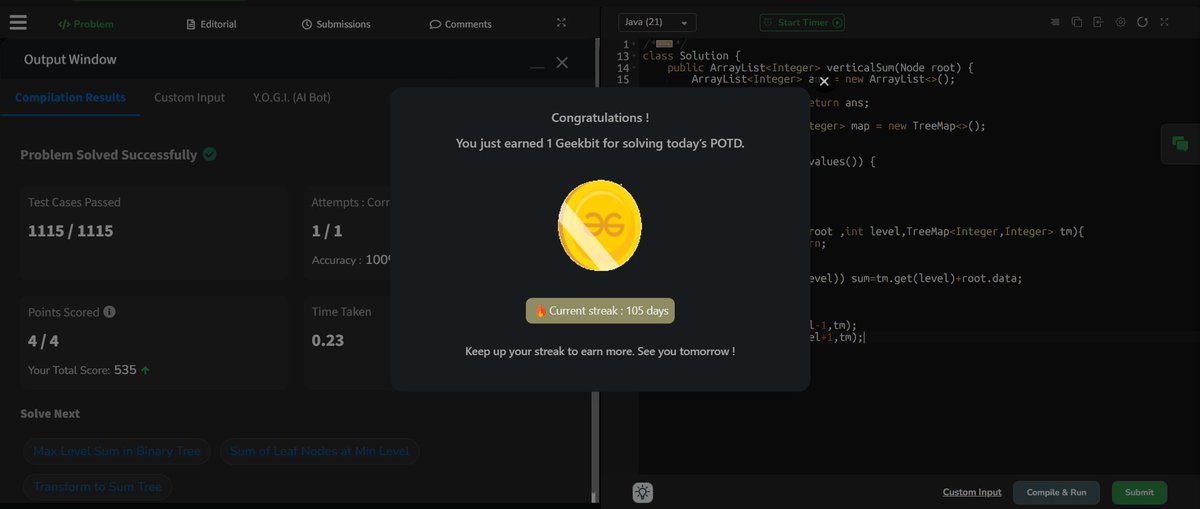 Siddhesh_2110's tweet photo. Day 176 🚀
✅ LC POTD
✅ GFG POTD
✅ CF 1x Problem
Today’s CF problem was based on checking whether "hello" exists as a subsequence in a string.
Key idea:
Characters don’t need to be continuous — they just need to appear in order:
h → e → l → l → o
#Day176 #DSA https://t.co/FPPW5DsXti